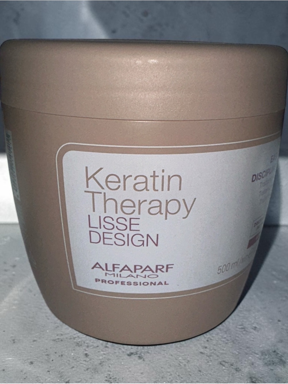 Alfaparf Lisse Design Keratin Therapy Easy Lisse Discipline Treatment 18.7 Oz
